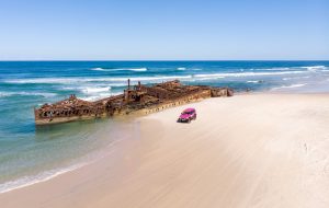 Fraser Dingo Maheno Ship Wreck